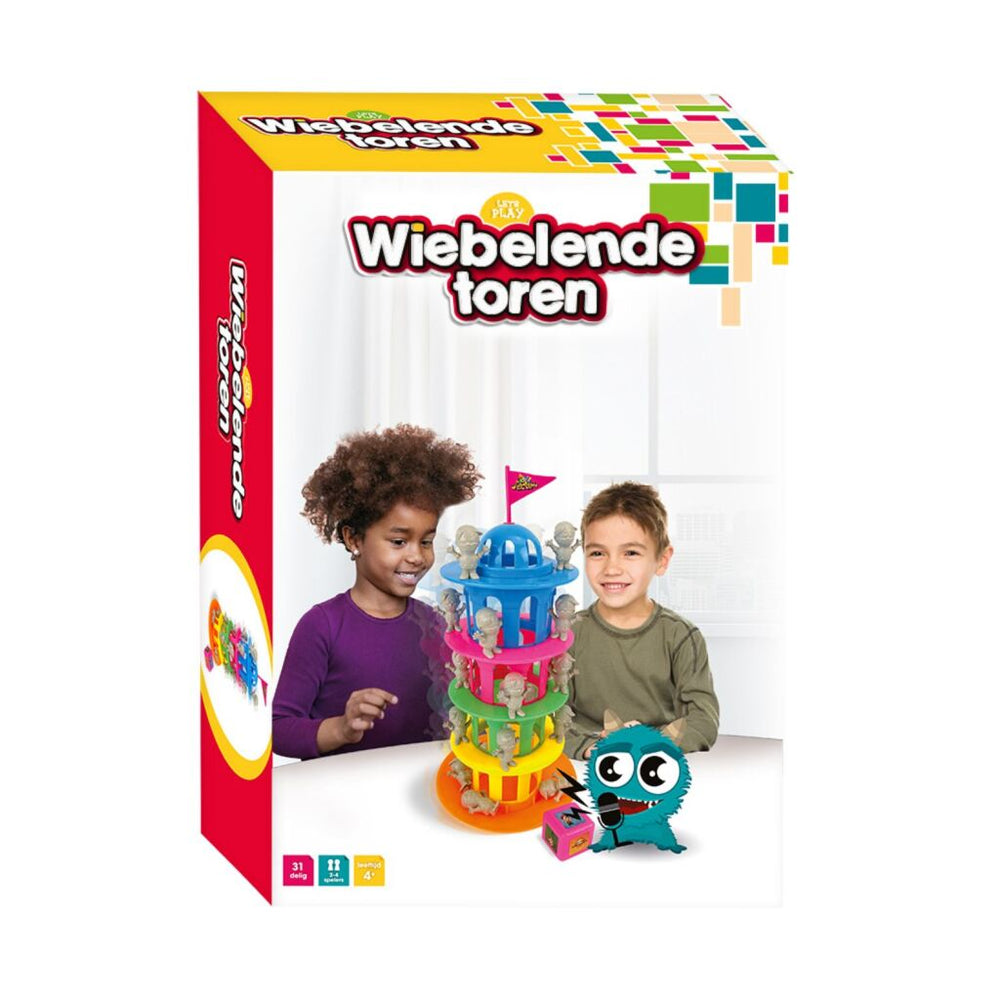 Vamos a jugar, vamos a la torre tambaleante.