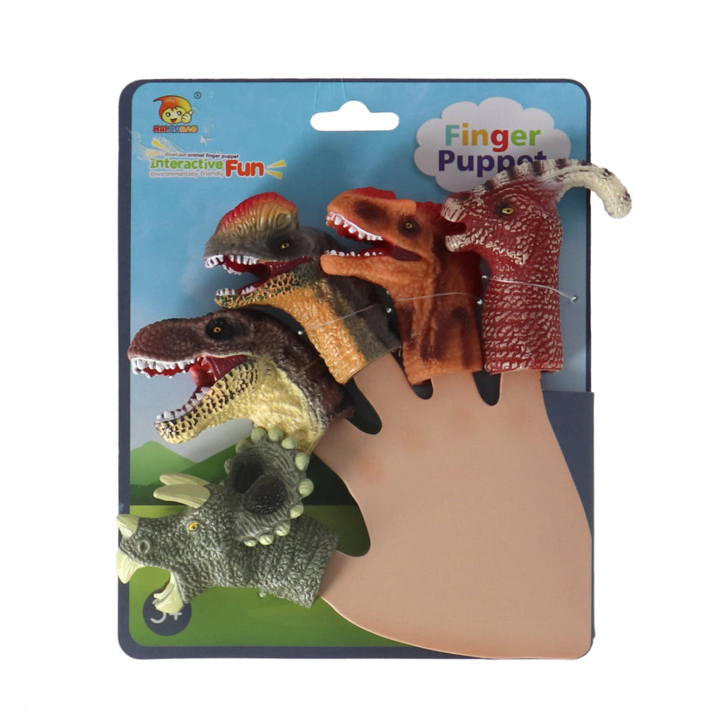 Andra märken fingerdockor dinosaurier 5 stycken