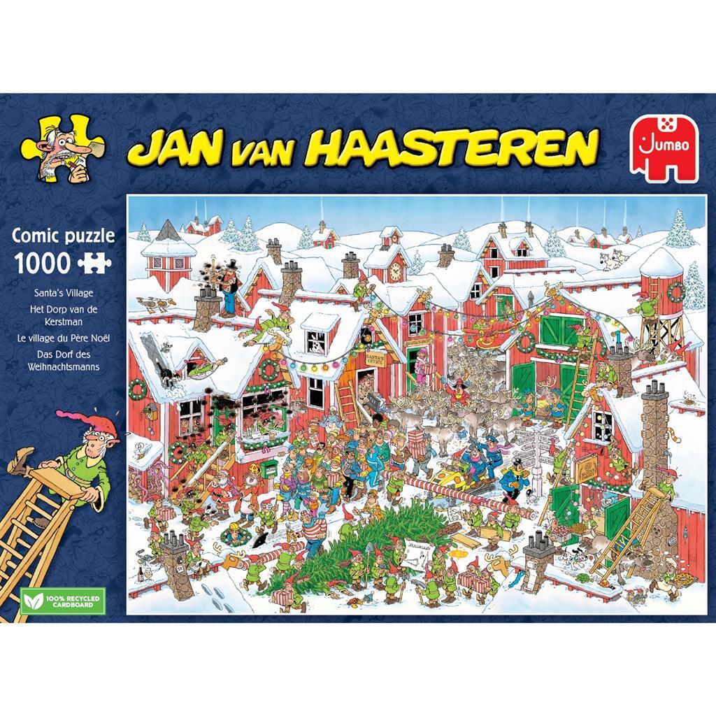 Jumbo-Puzzle Jan Van Haasteren Santa's Village 1000 Teile