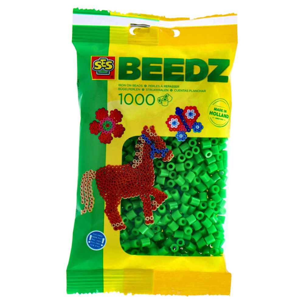 SES Ironing Beads - Green, 1000 pcs.