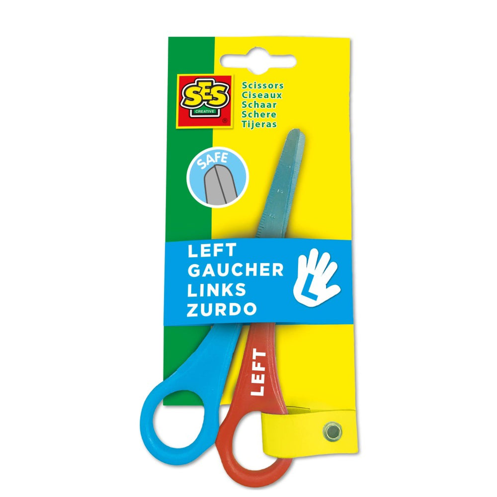 Six left-handed scissors