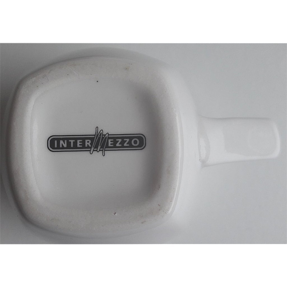 Testa espresso intermezzo e piattino Alex Meijer Logo 3 pezzi