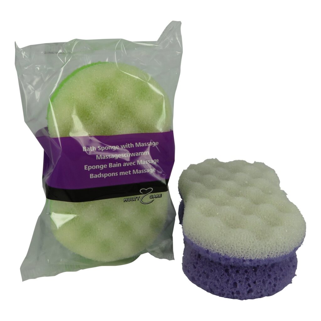 Sponge de bain Multy avec côté massage