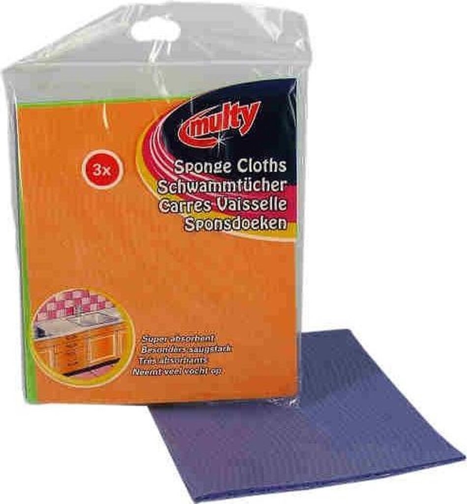 Lingettes éponges Multy - 3 pièces