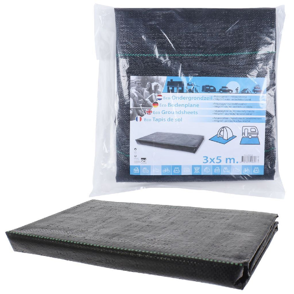 Basic ECO Groundsheet 3x5 m Black