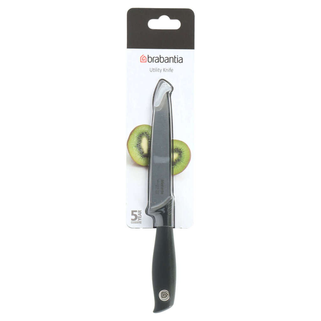 Brabantia tasty+ universal knife 24.8 cm dark gray