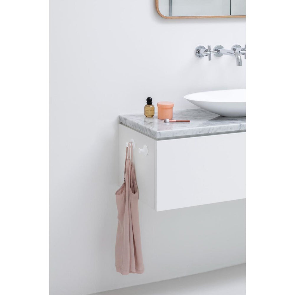 Brabantia Renew Towel Hooks, Set of 2 - White
