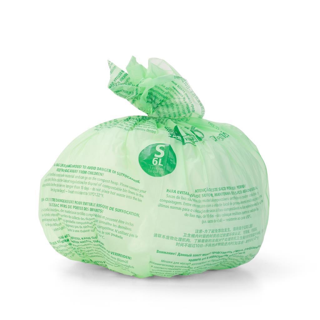 Brabantia perfectfit composting waste bags s 6l 10 pieces