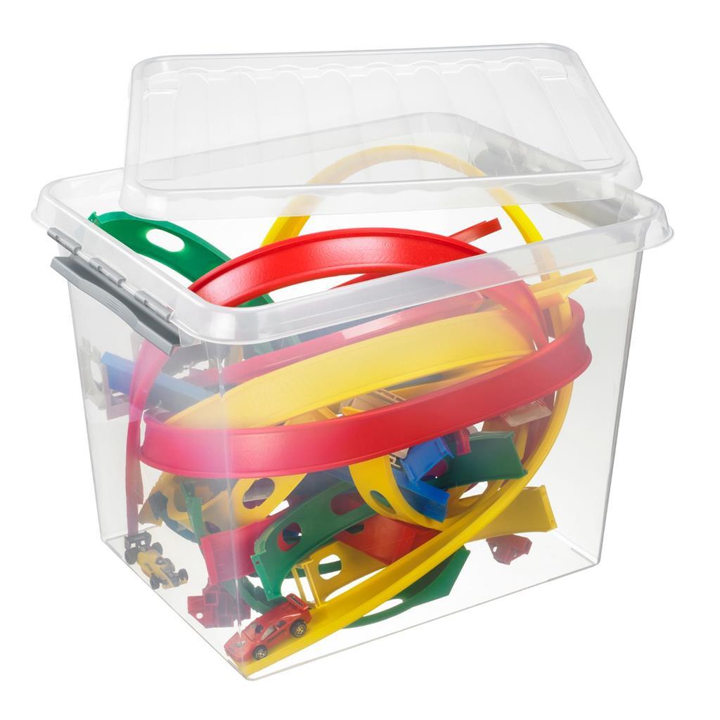 Scatola portaoggetti Sunware q-line 52l trasparente