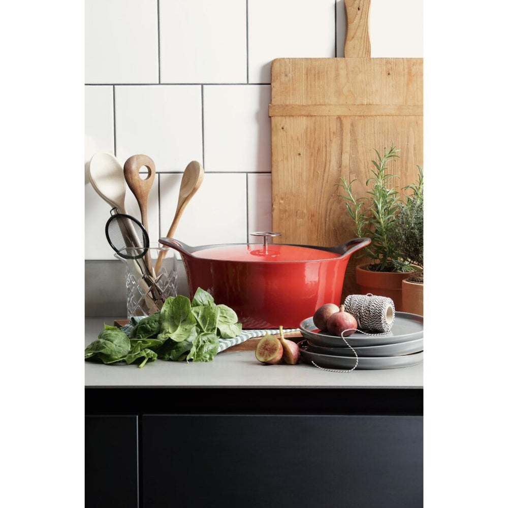 Cuisinox cazuela cuisinox volcan hierro fundido 29 cm rojo