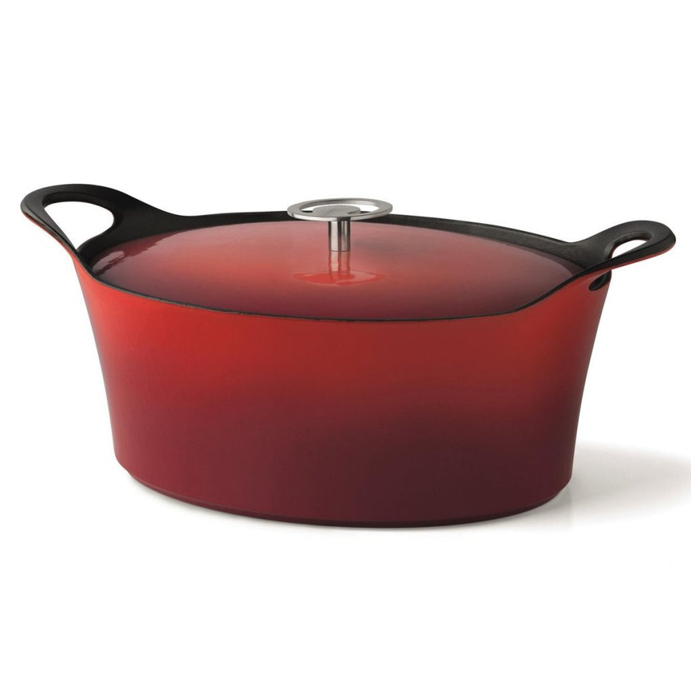 Cuisinox cazuela cuisinox volcan hierro fundido 29 cm rojo