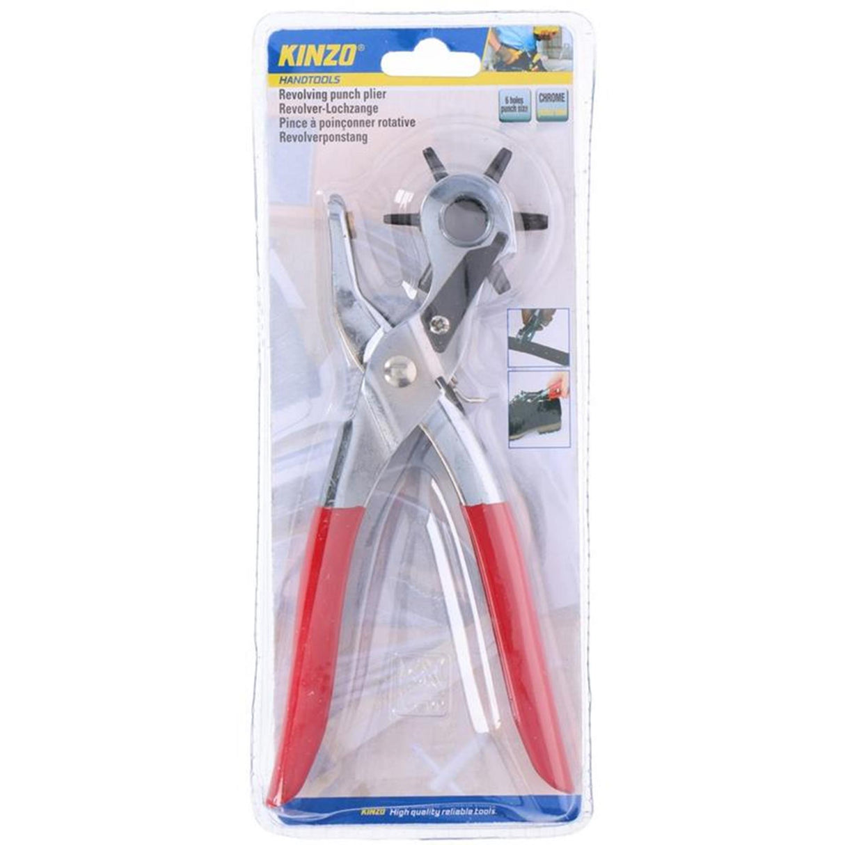 Kinzo hole punch revolver punch pliers