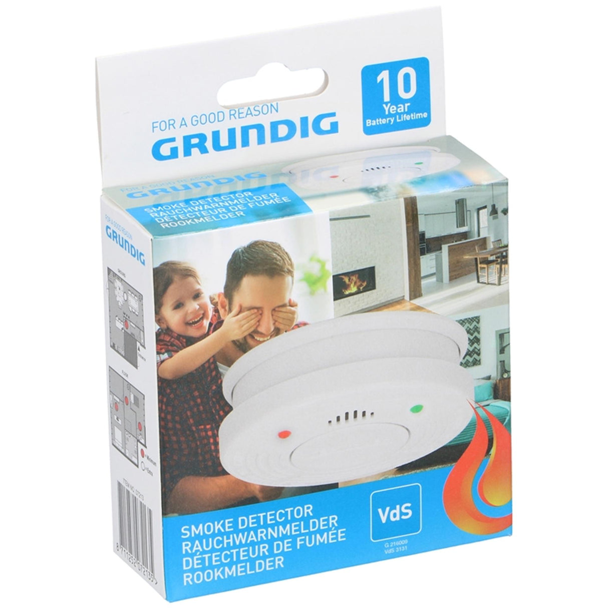 Grundig rookmelder optisch 10 jaar