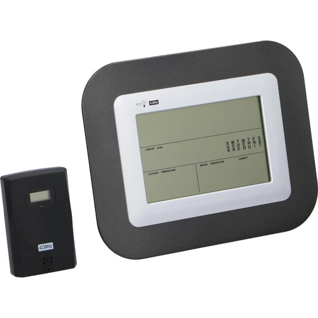 Grundig Grundig Weather Station Indoor and Outdoor Black