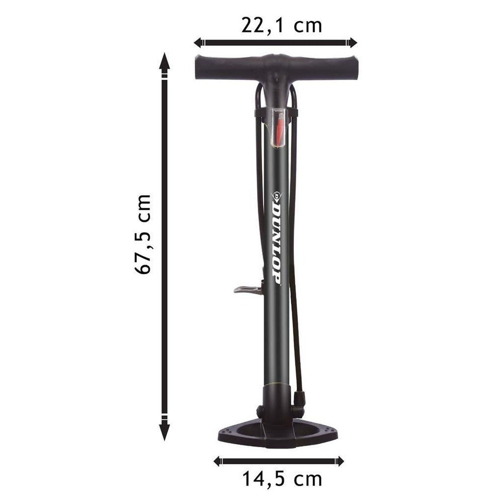 Bomba de bicicleta Dunlop de pie