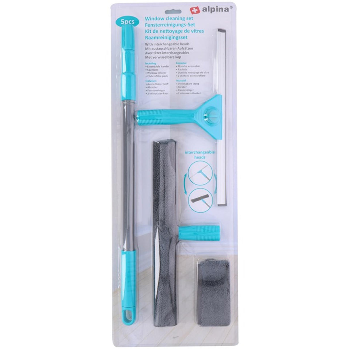 Alpina window cleaning set 5-piece