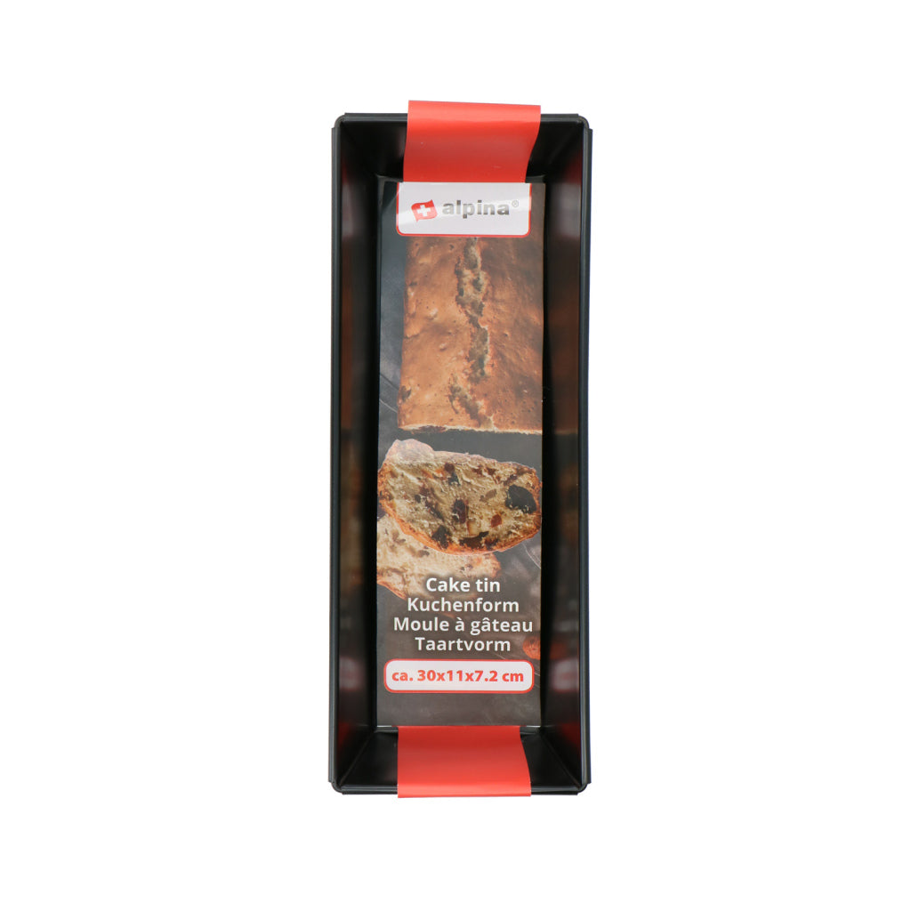 Alpina cake mold 30x11x7.2 cm black