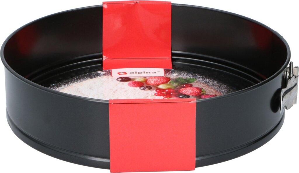 Oslash de metal con forma de resorte Alpina; 24x7cm negro