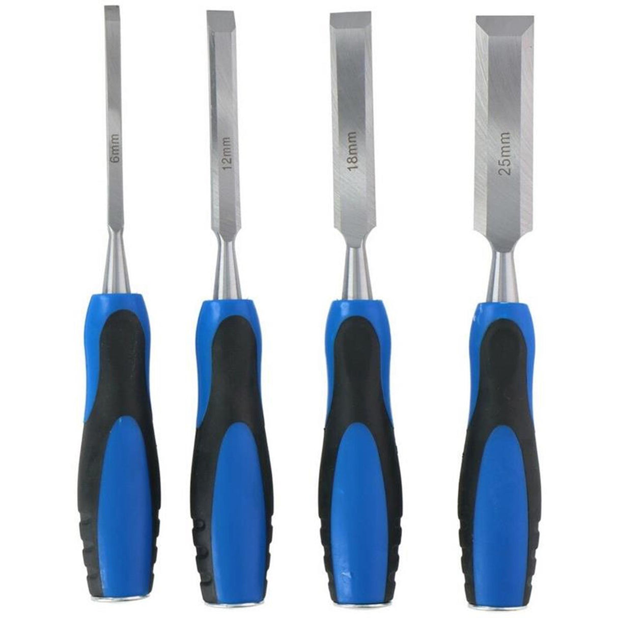 Kinzo beitelset 4-delig 6 12 18 25mm