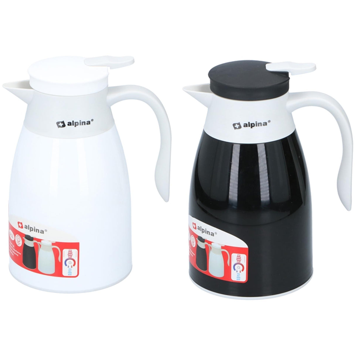 Alpina isoleerkan 1l wit of zwart
