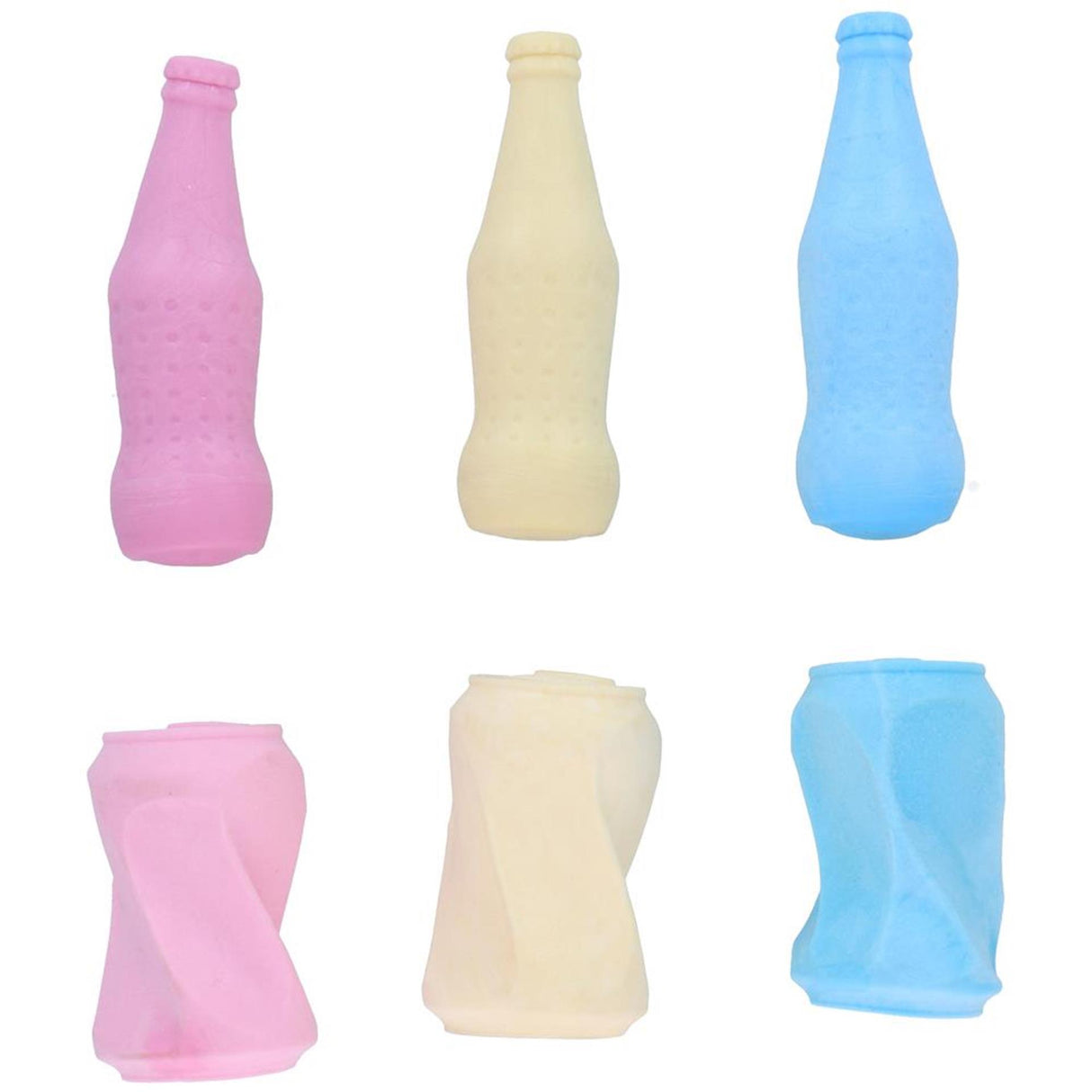 Pet hondenspeelgoed fles blikje 15,5x4,6cm