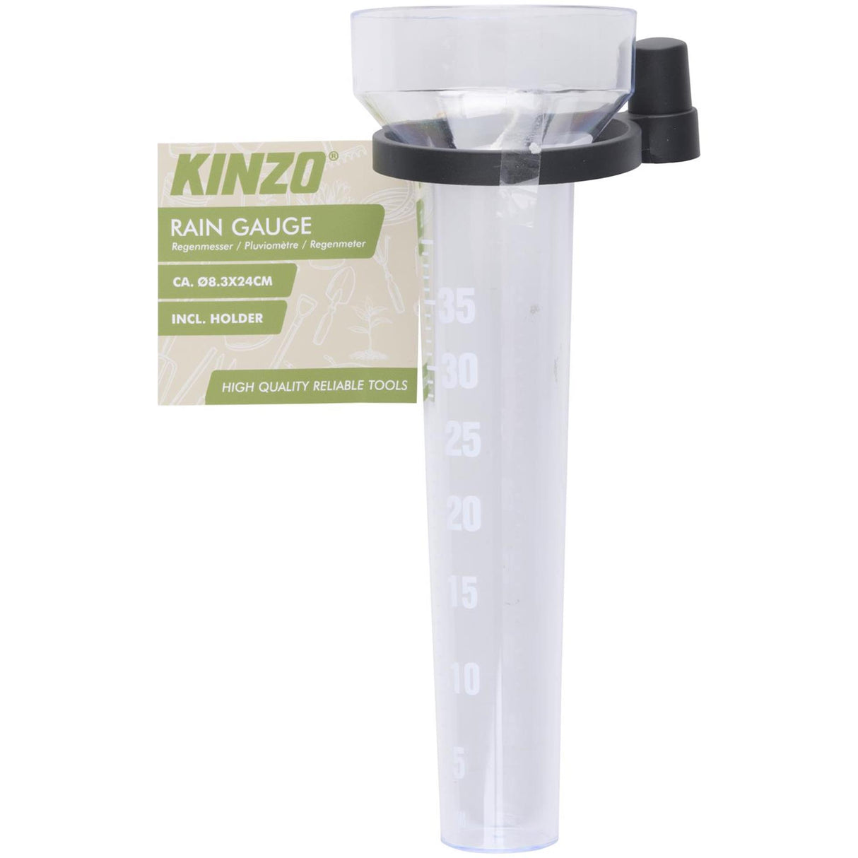 Kinzo regnmåler ø8,3x24cm