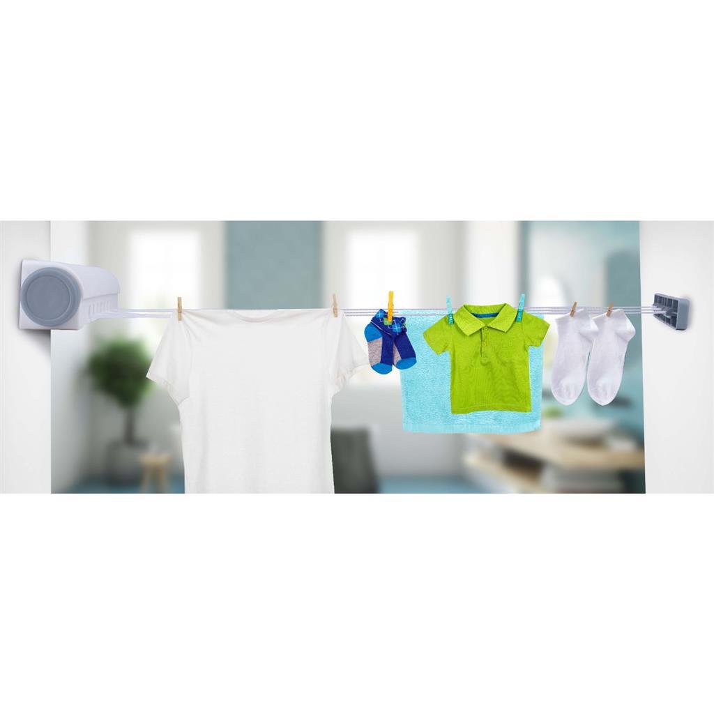 Alpina automatic clothesline 14 m white gray