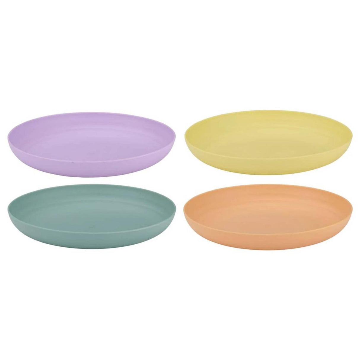 Colored plates, 4 pcs.