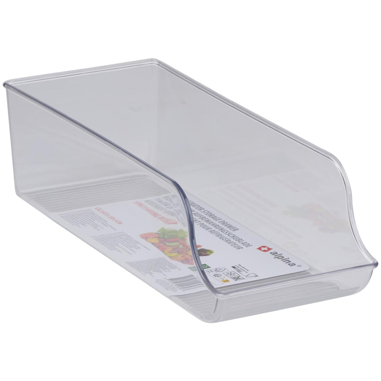 Caixa de arrumação frigorífico Alpina 35x13,5x9,5cm