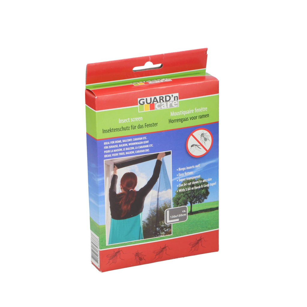 Guard'n care guard #039;n care moustiquaire pour fenêtres 130x150 cm noir
