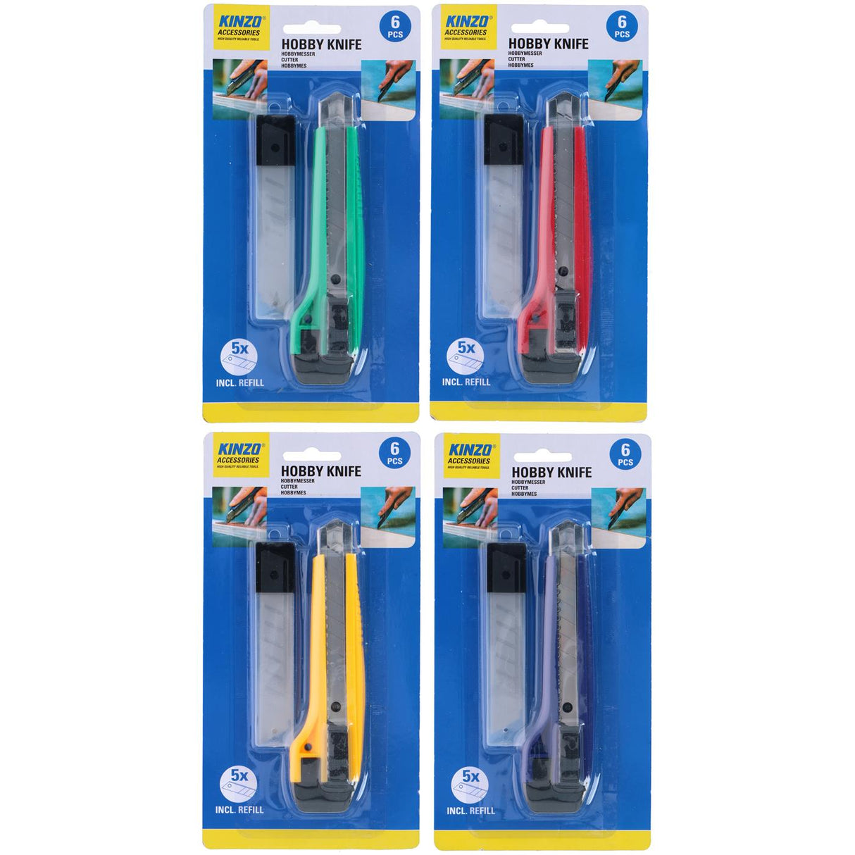 Kinzo hobby knife with spare blades