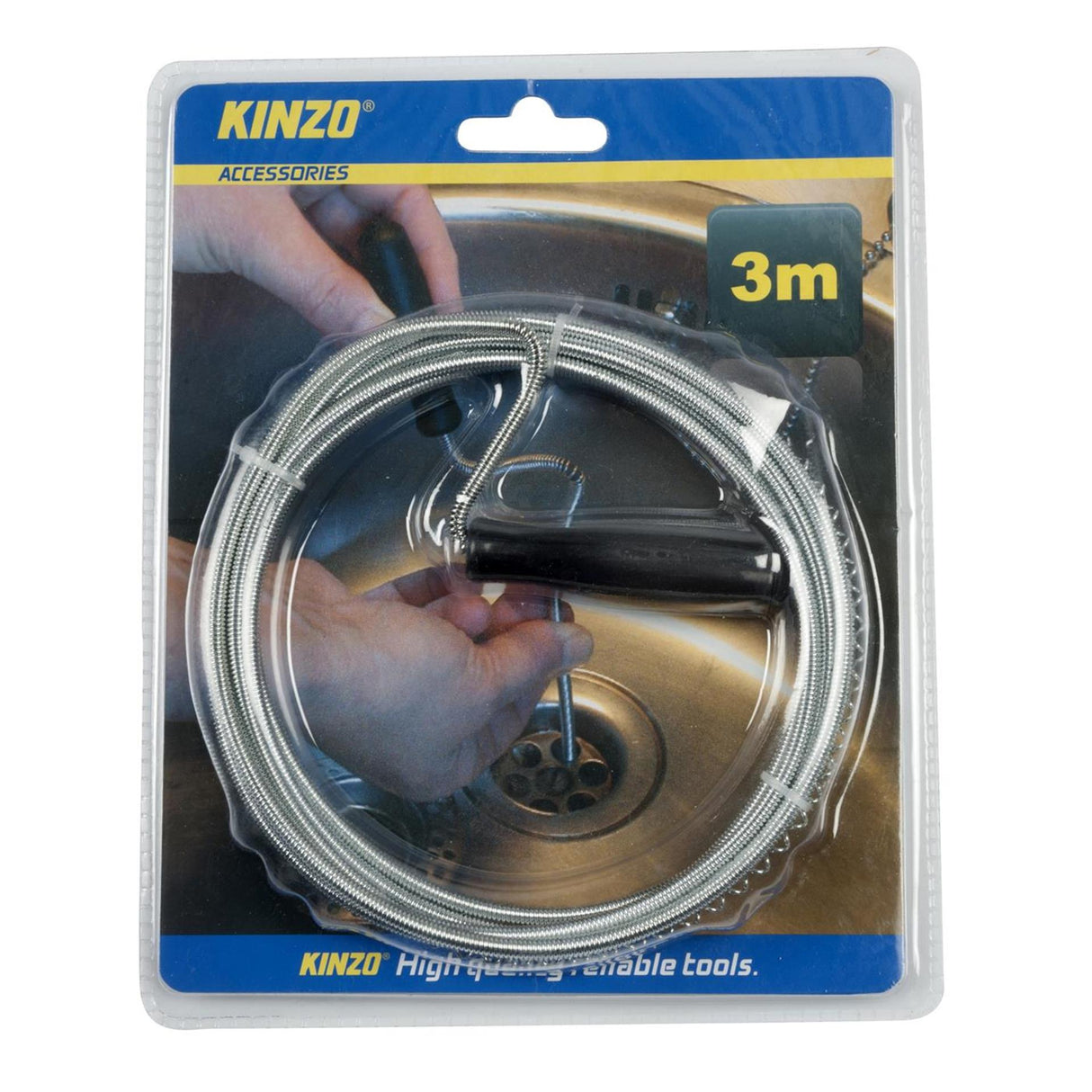 Kinzo drain unblocker 3 m
