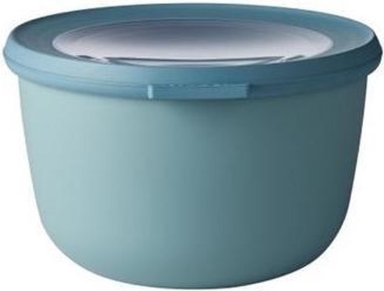 Mepal multi bowl cirqula food container 2000 ml round nordic green