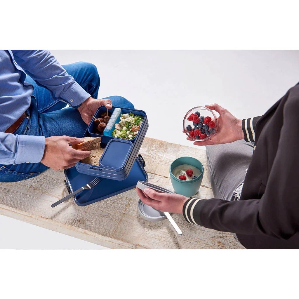 Mepal ellipse lunch pot 500 + 200 ml nordic green