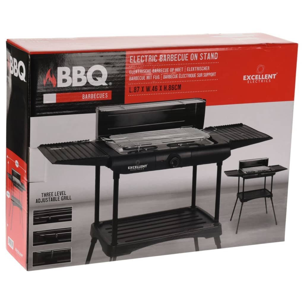 Progarden Progarden Barbecue Electric su Standard 2000 W Nero