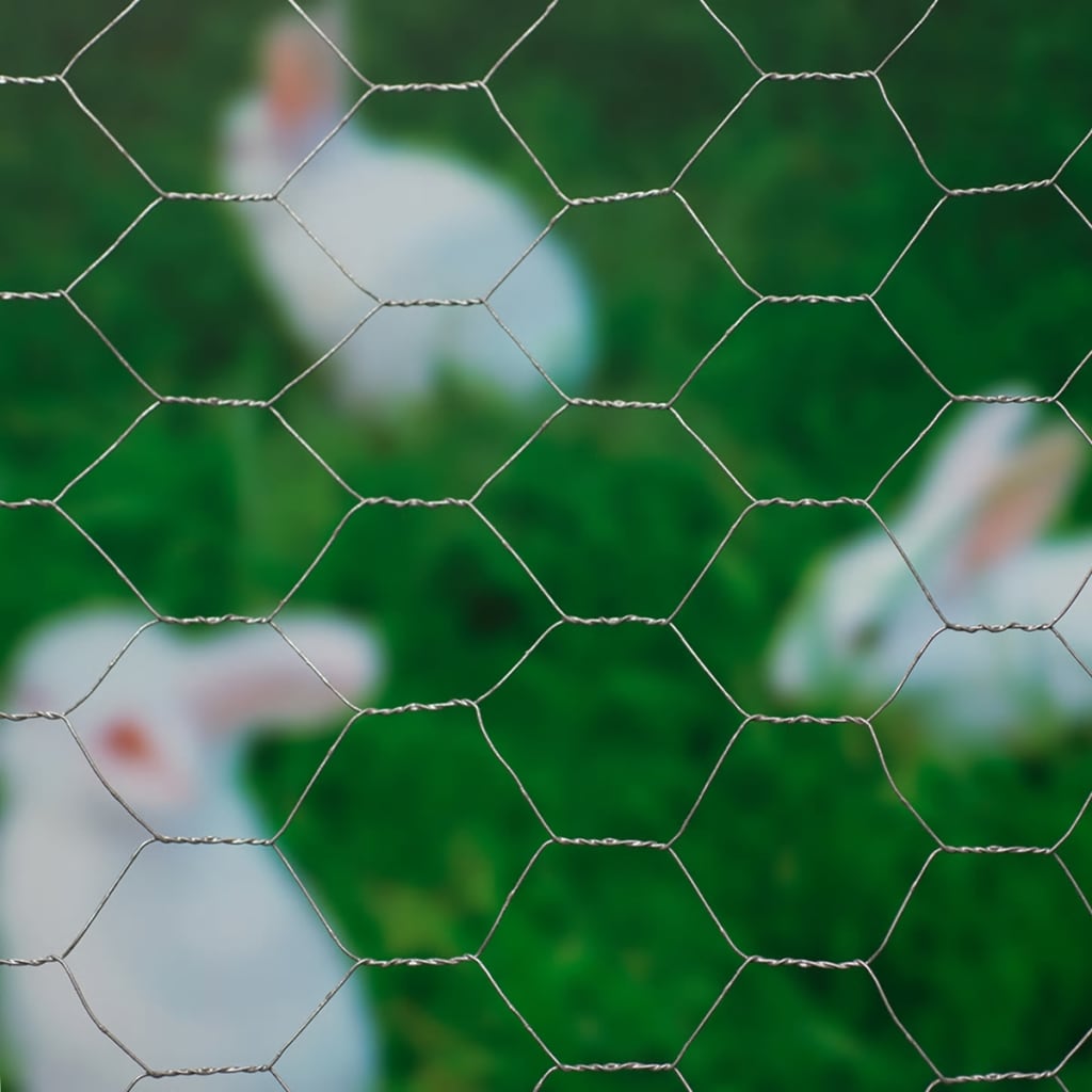 Nature Mesh Hexagonal 1x10 m 40 mm verzinkter Stahl
