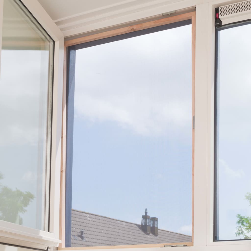 Nature mosquito net 1x3 m fiber optic black