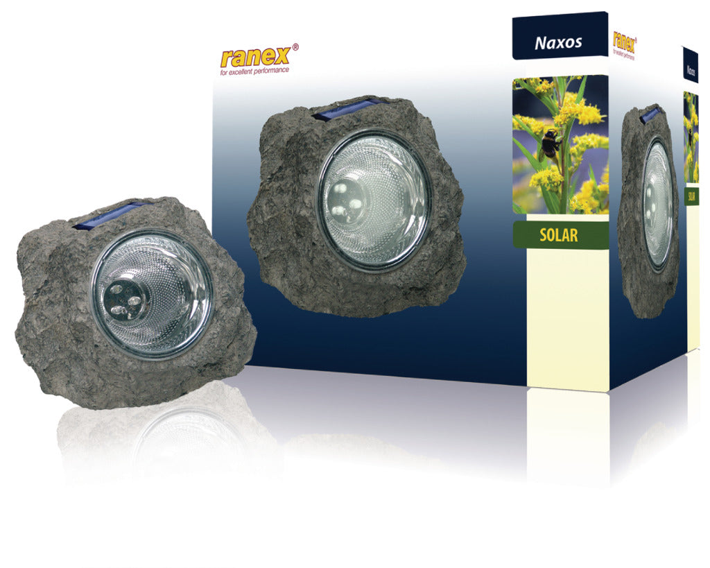 Ranex ra-5000154 lampada solare da giardino 3 LED