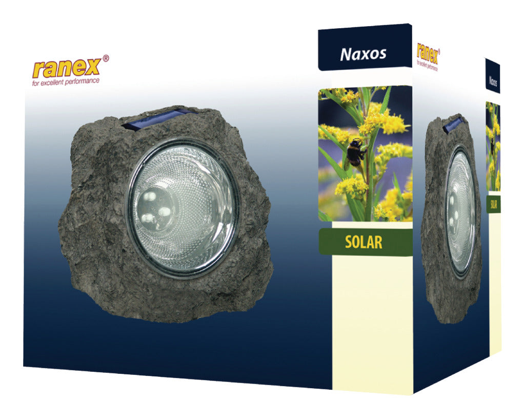 Ranex ra-5000154 lampada solare da giardino 3 LED