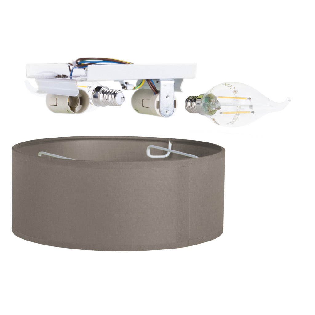Smartwares 10.004.66 Deckenleuchte Braun