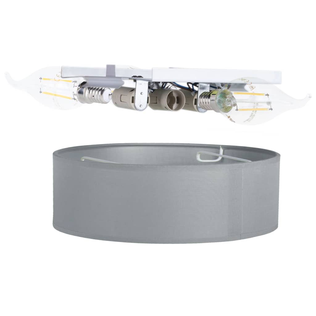 Smartwares Ceiling Lamp 40x40x10 cm gray