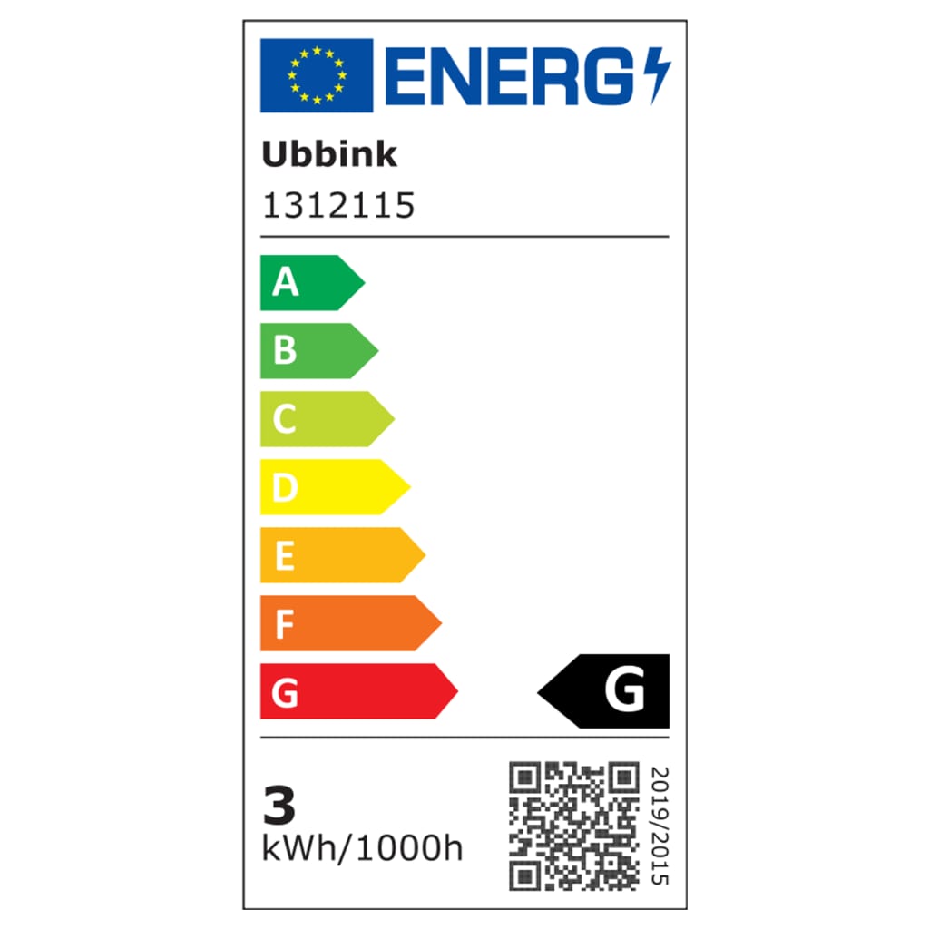 Ubbink Light Strip med 20 lysdioder 30 cm Vit 1312115