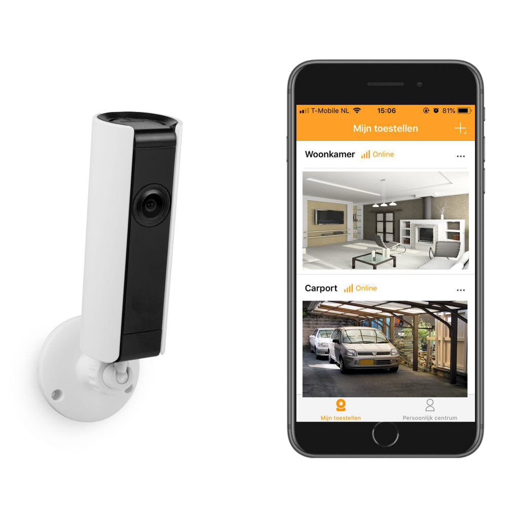 Smartwares CIP-37183 180-degree IP Camera Indoor White Black