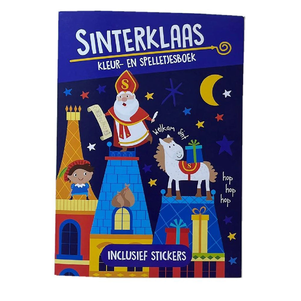 Färg- och aktivitetsbok A4 Sinterklaas