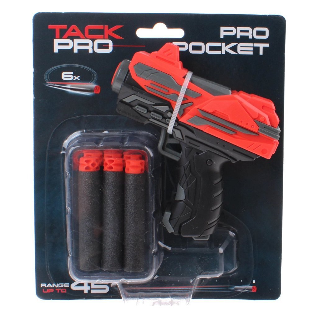 Blaster de poche Tack Pro avec 6 fléchettes