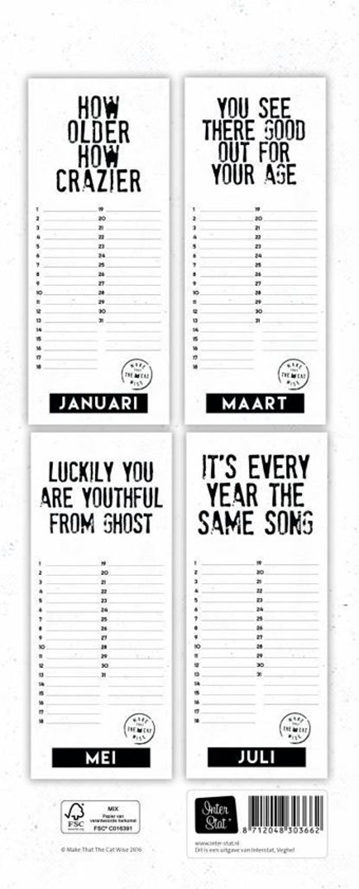 Imagebooks verjaardagskalender make that the cat