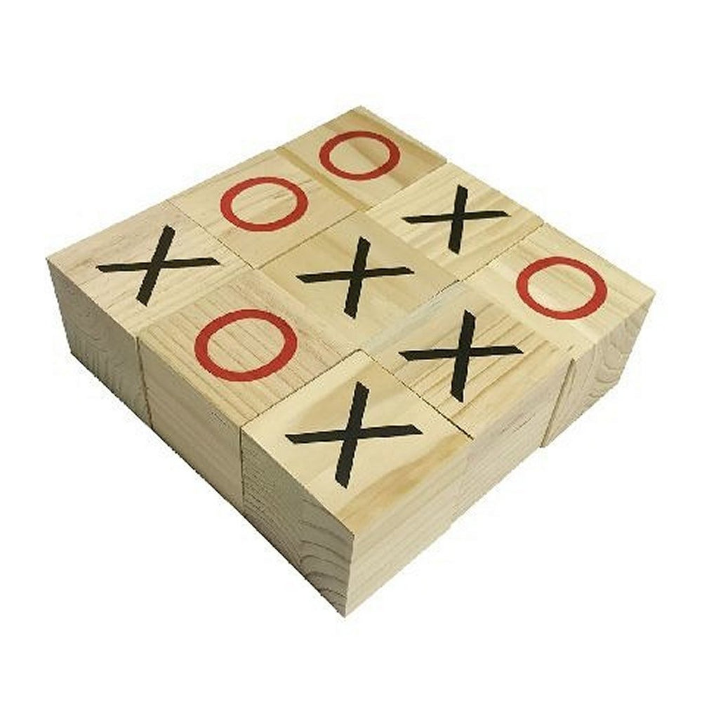 Outdoor -Spiele Holz Tic Tac