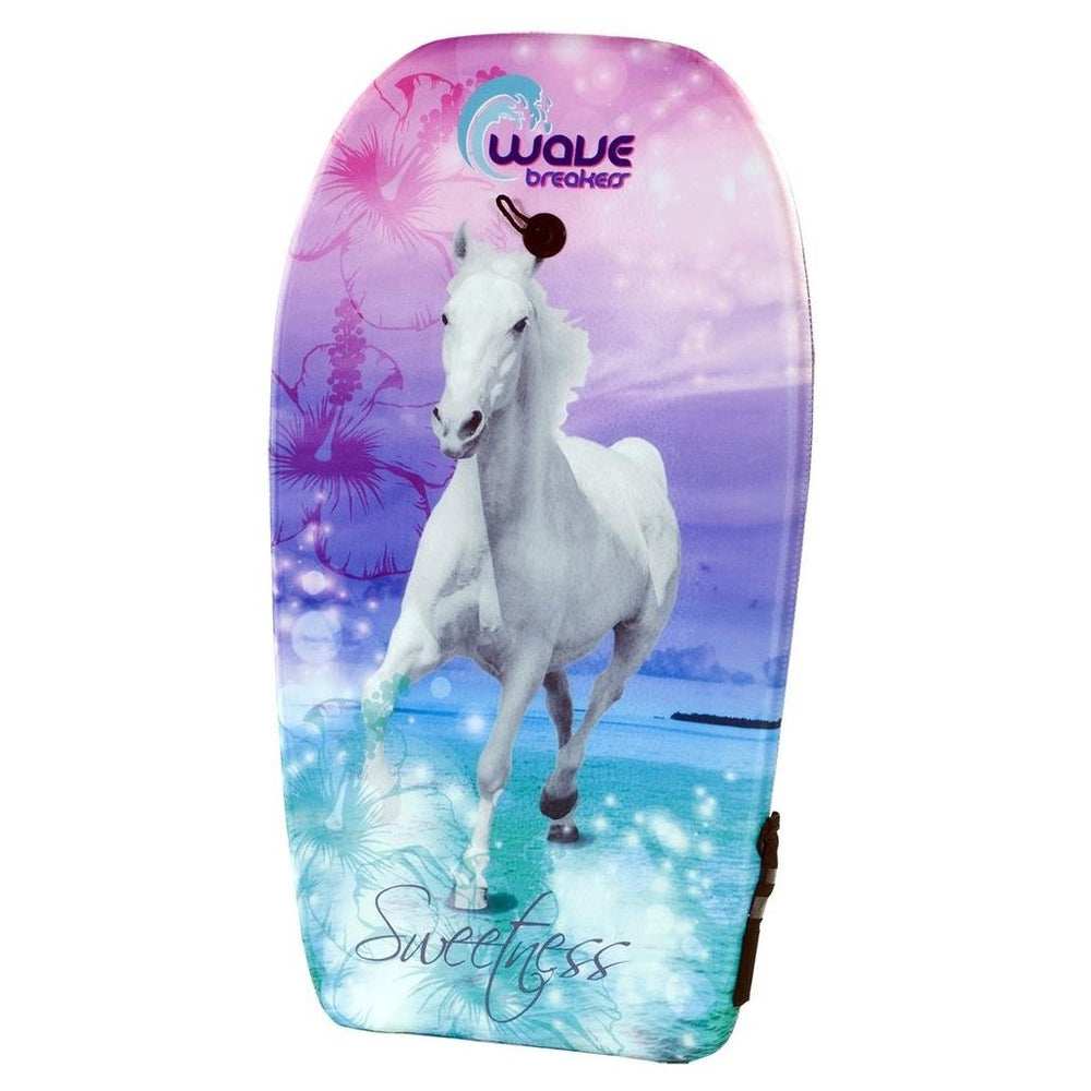 Wellenbrecher-Bodyboard mit Pferdeaufdruck 83 cm
