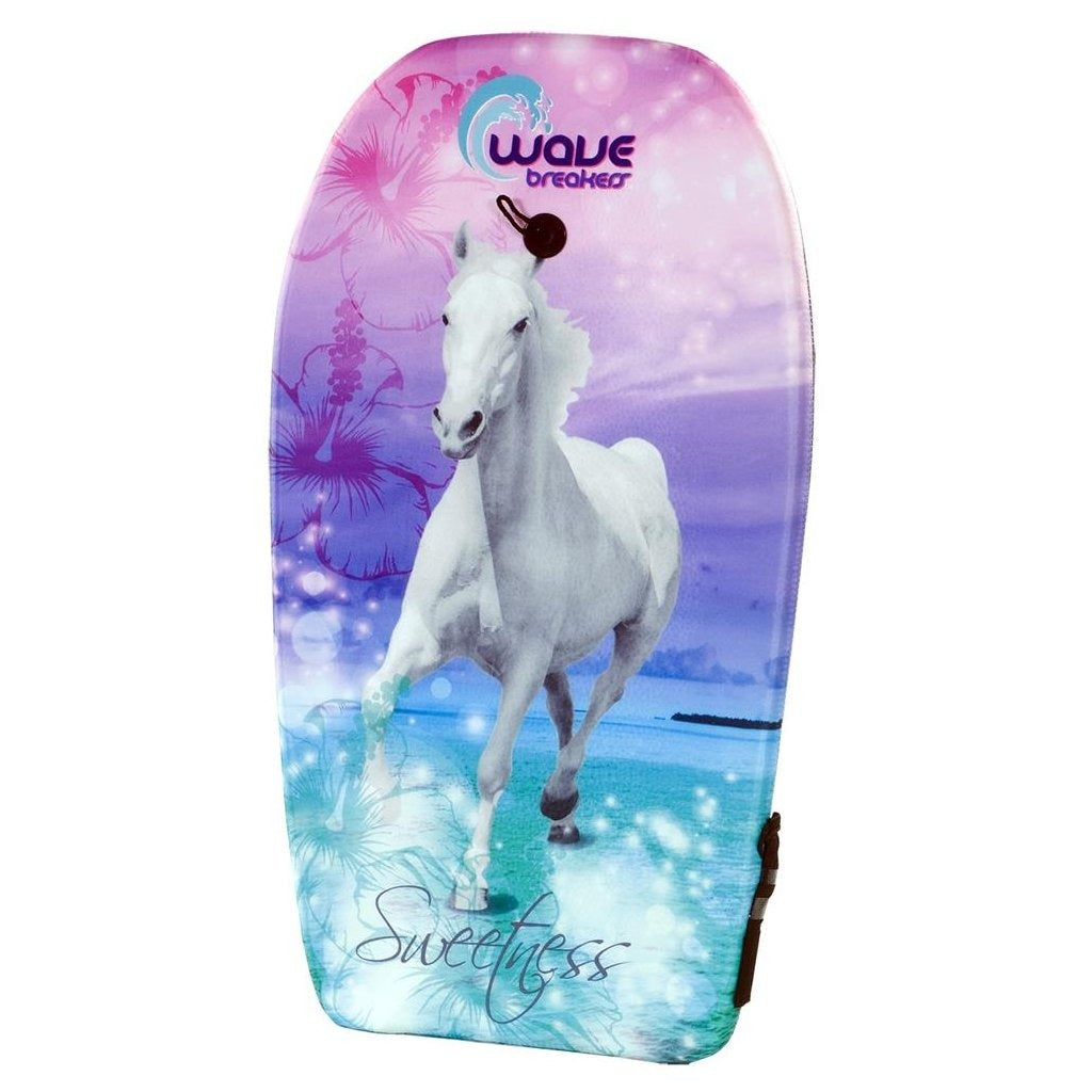 Wellenbrecher-Bodyboard mit Pferdeaufdruck 93 cm