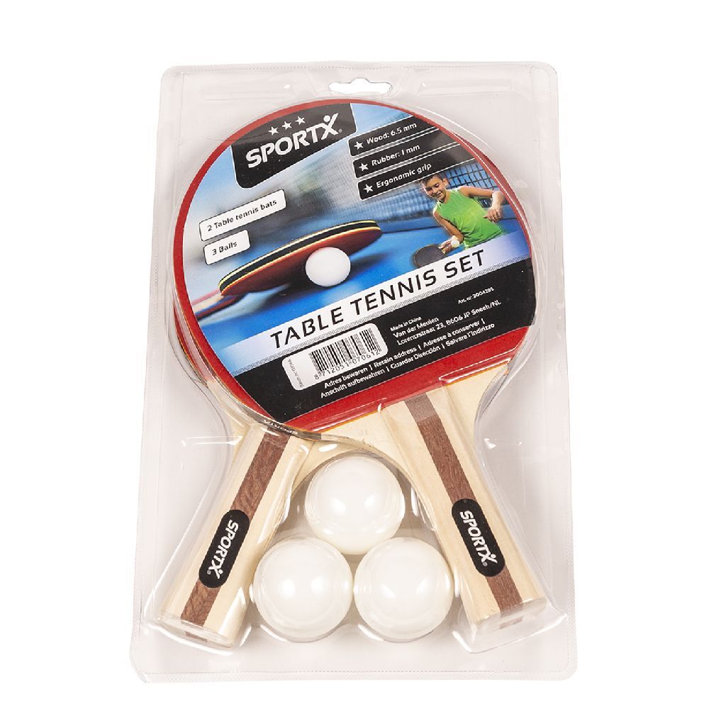 Sportx Table Tennis Set de 5 piezas